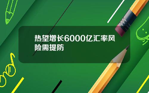 热望增长6000亿汇率风险需提防