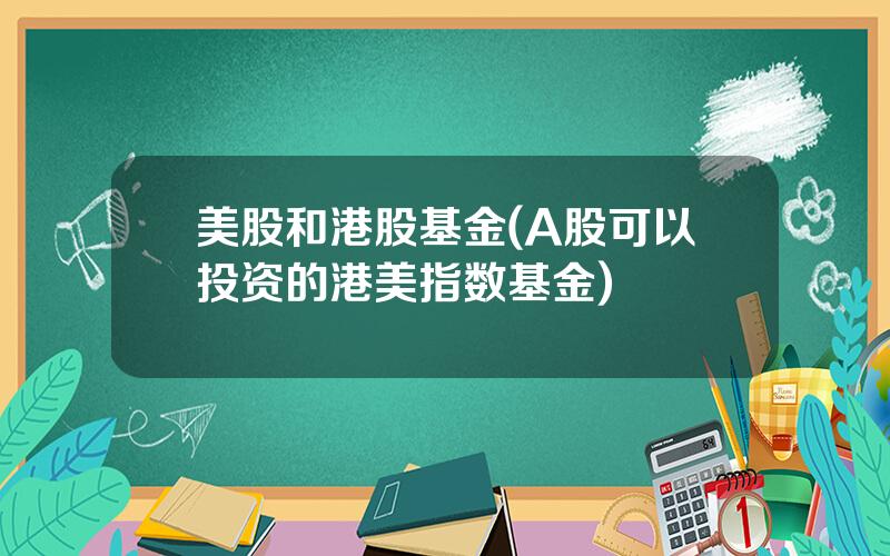 美股和港股基金(A股可以投资的港美指数基金)