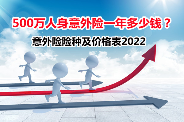 意外险险种及价格表2022，500万人身意外险一年多少钱